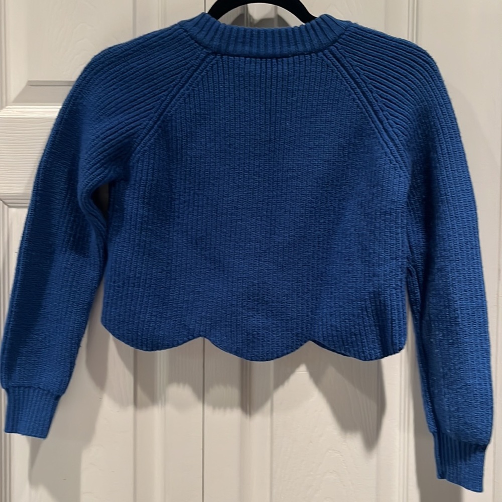❤️Sold❤️Wilfred Sardou Blue Sweater - Picture 4 of 7